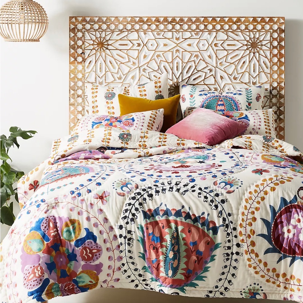Anthropologie Delissa Quilt - Queen Size NWOT